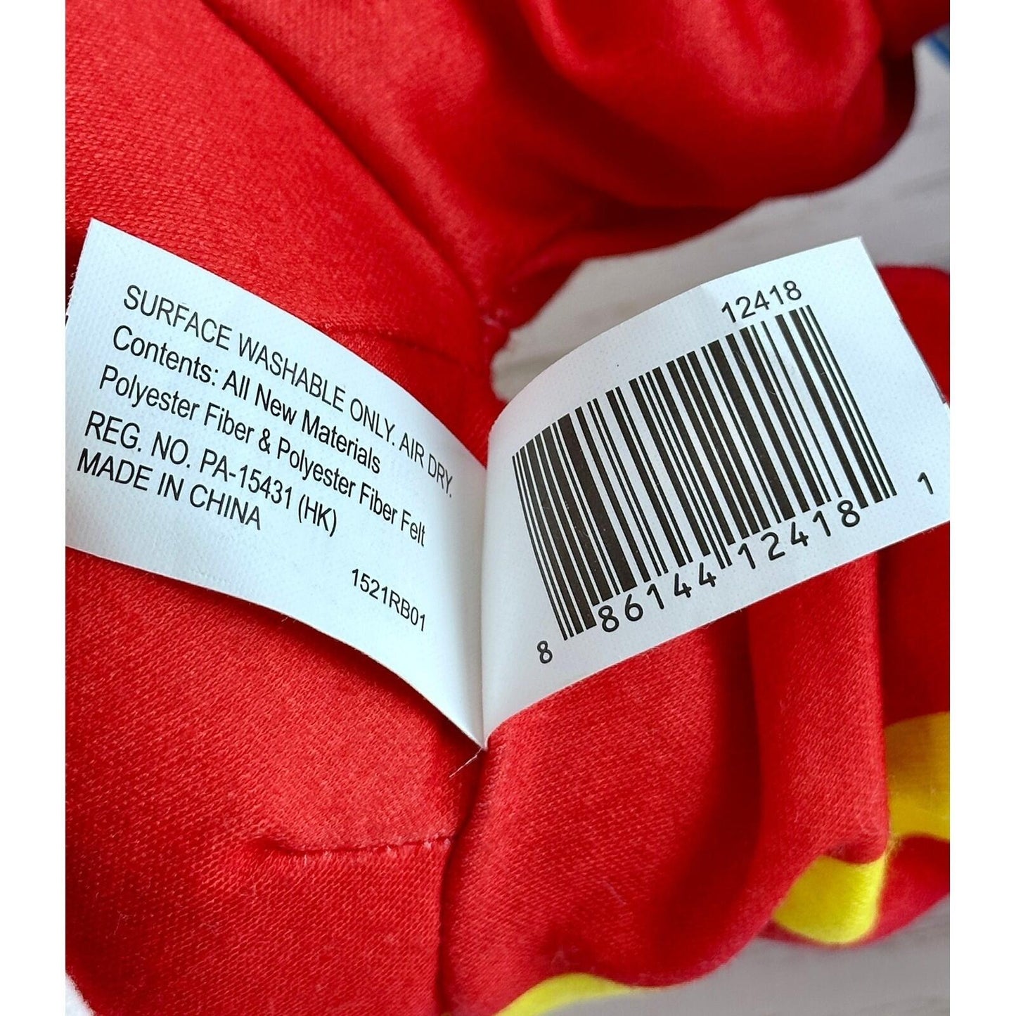 Disney Mickey Mouse Plush Toy Interactive Talking Figure Red Blue Yellow