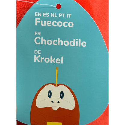 Pokemon Squishmallows Fuecoco Plush 10 Inch Red Fire Crocodile Jazwares 2024
