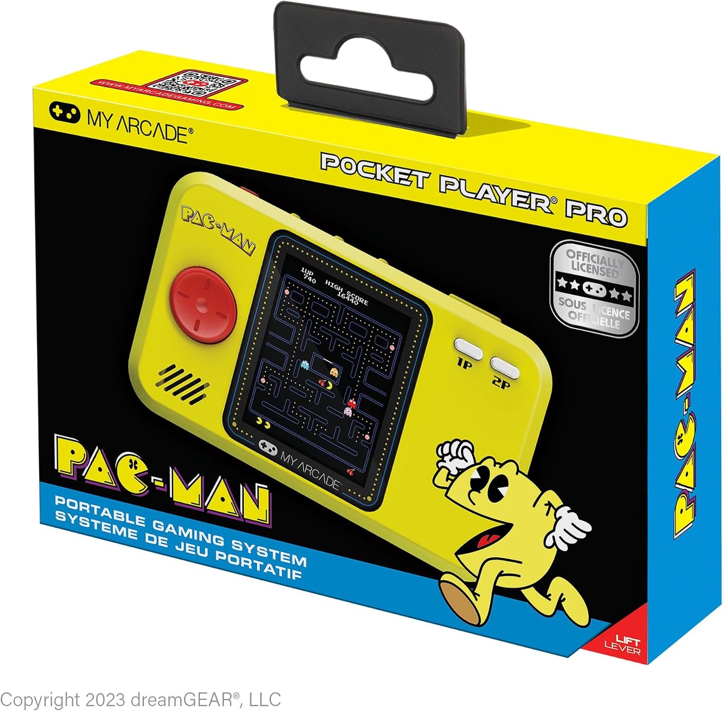 My Arcade Pac-Man Pocket Player Pro: Retro Gaming, Arcades, 2.8" Screen | Birthday Gifts, Portable Gaming, Games for Kids and Adults