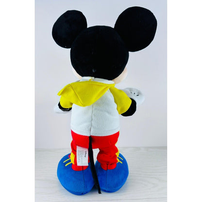 Disney Mickey Mouse Plush Toy Interactive Talking Figure Red Blue Yellow