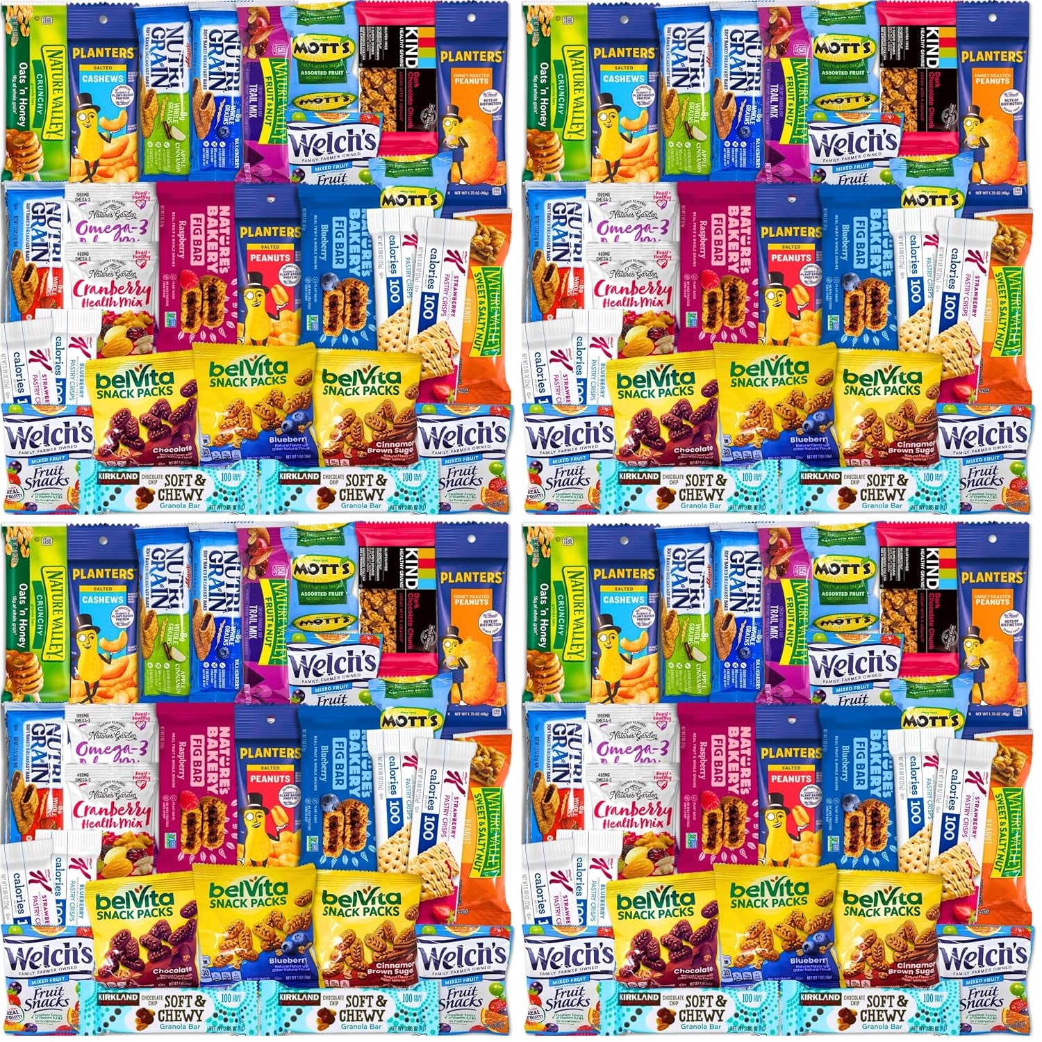 Healthy Snack Variety Box for Adults - Deluxe Assortment with Granola Bars, Nut Mixes, and Fruit Snacks for Families, Office, Gifts, and Travel (28 Count)