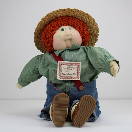Cabbage Patch Kids 1986 Mark Twain Huckleberry Finn Soft Sculpture Doll