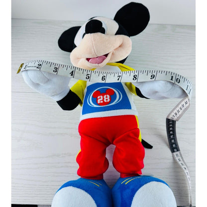 Disney Mickey Mouse Plush Toy Interactive Talking Figure Red Blue Yellow