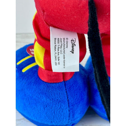 Disney Mickey Mouse Plush Toy Interactive Talking Figure Red Blue Yellow
