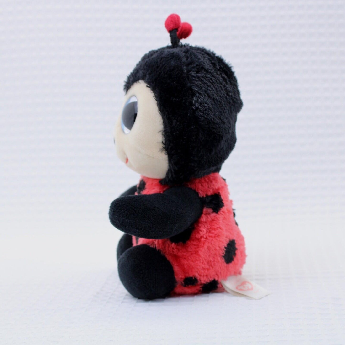 Ty Beanie Boos Izzy Ladybug Red Black Spotted Plush Sparkle Blue Eyes 6 inch