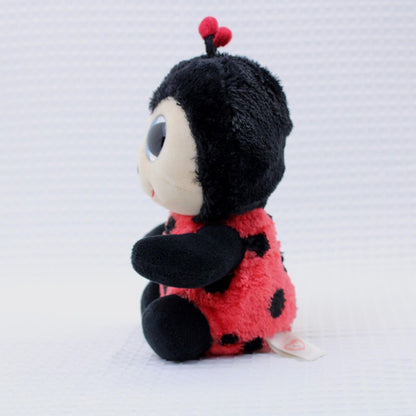 Ty Beanie Boos Izzy Ladybug Red Black Spotted Plush Sparkle Blue Eyes 6 inch