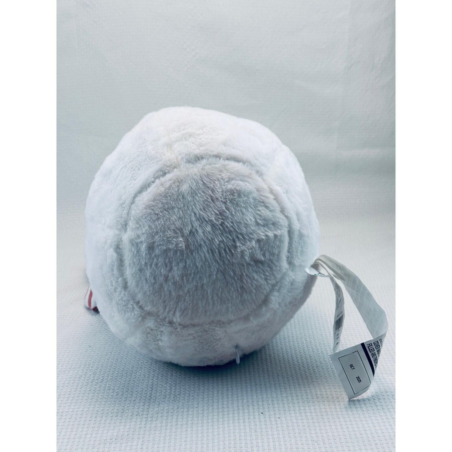 Brentwood Originals Snowman Plush Pillow Faux Fur Holiday Decor White 16"