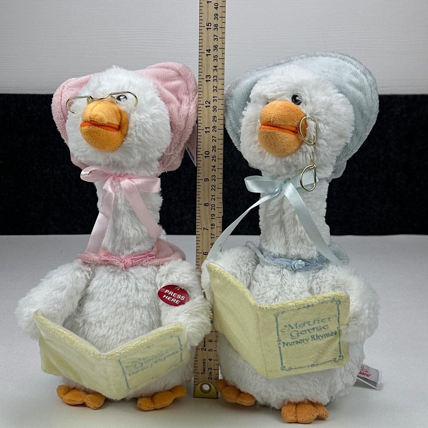 Cuddle Barn Mother & Father Goose Animated Talking Plush Nursery Rhymes WORKS! by Cuddle Barn