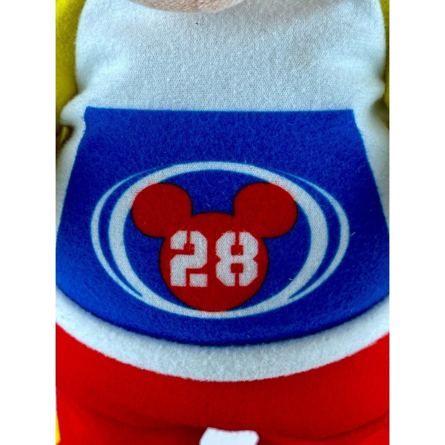 Disney Mickey Mouse Plush Toy Interactive Talking Figure Red Blue Yellow