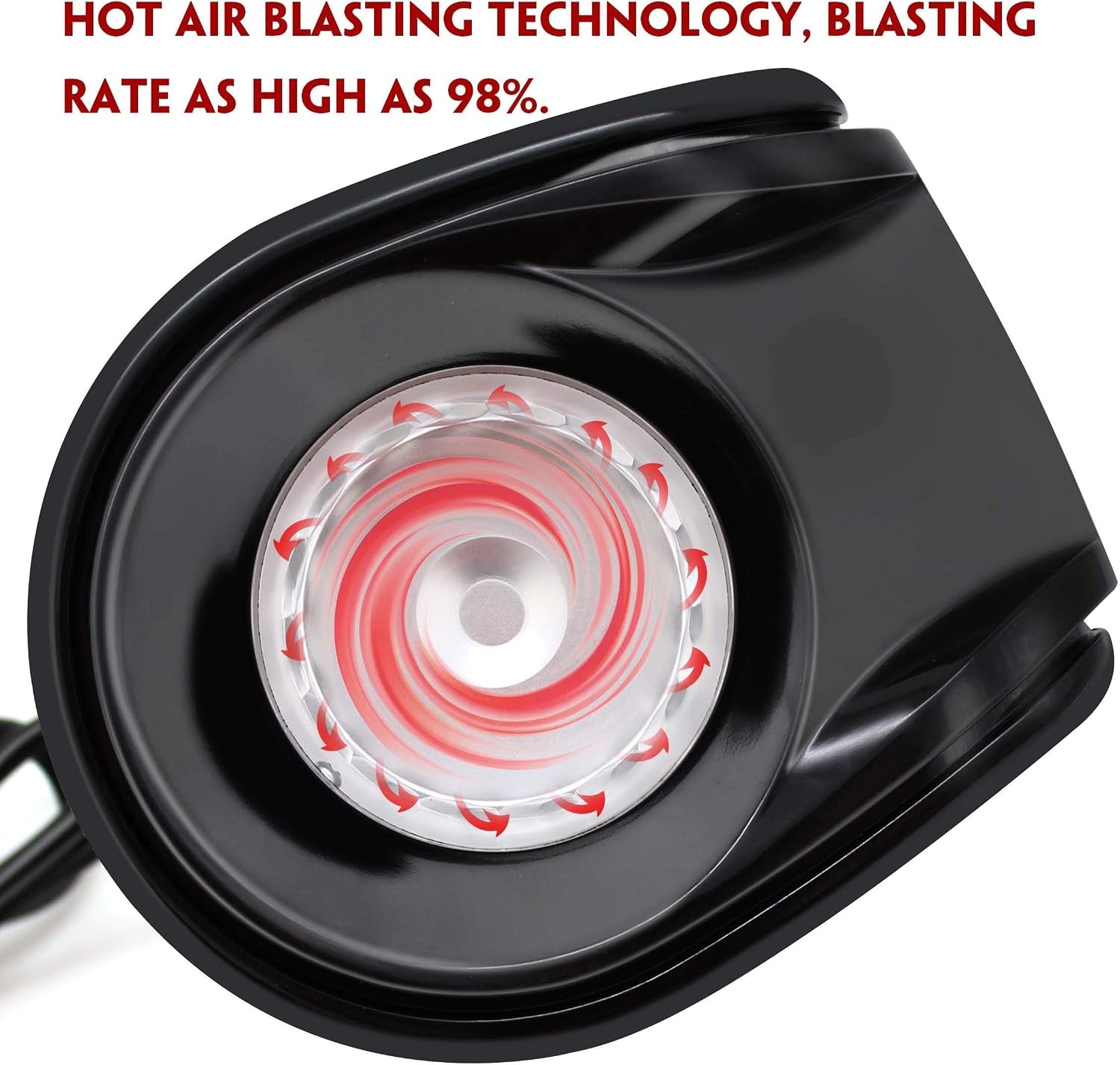 Electric Popcorn Maker Machine - Hot Air Popper with 1200W, No Oil Needed, Healthy and Delicious Snack for Kids, Adults. Great for Holding Parties in Home and Watching Movies with Family
