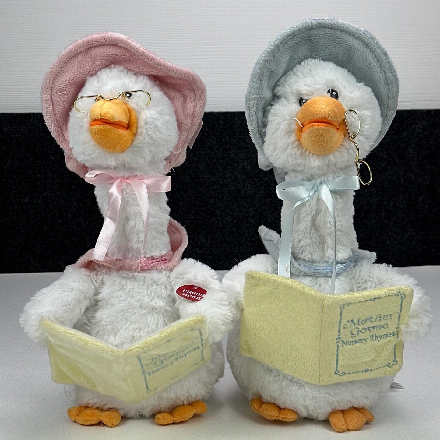 Cuddle Barn Mother & Father Goose Animated Talking Plush Nursery Rhymes WORKS! by Cuddle Barn