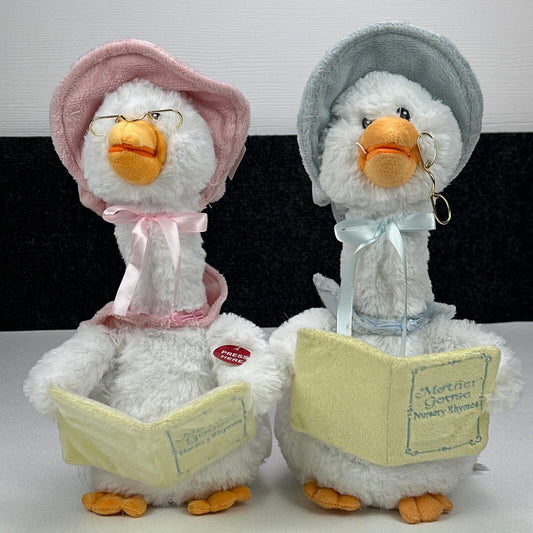 Cuddle Barn Mother & Father Goose Animated Talking Plush Nursery Rhymes WORKS! by Cuddle Barn