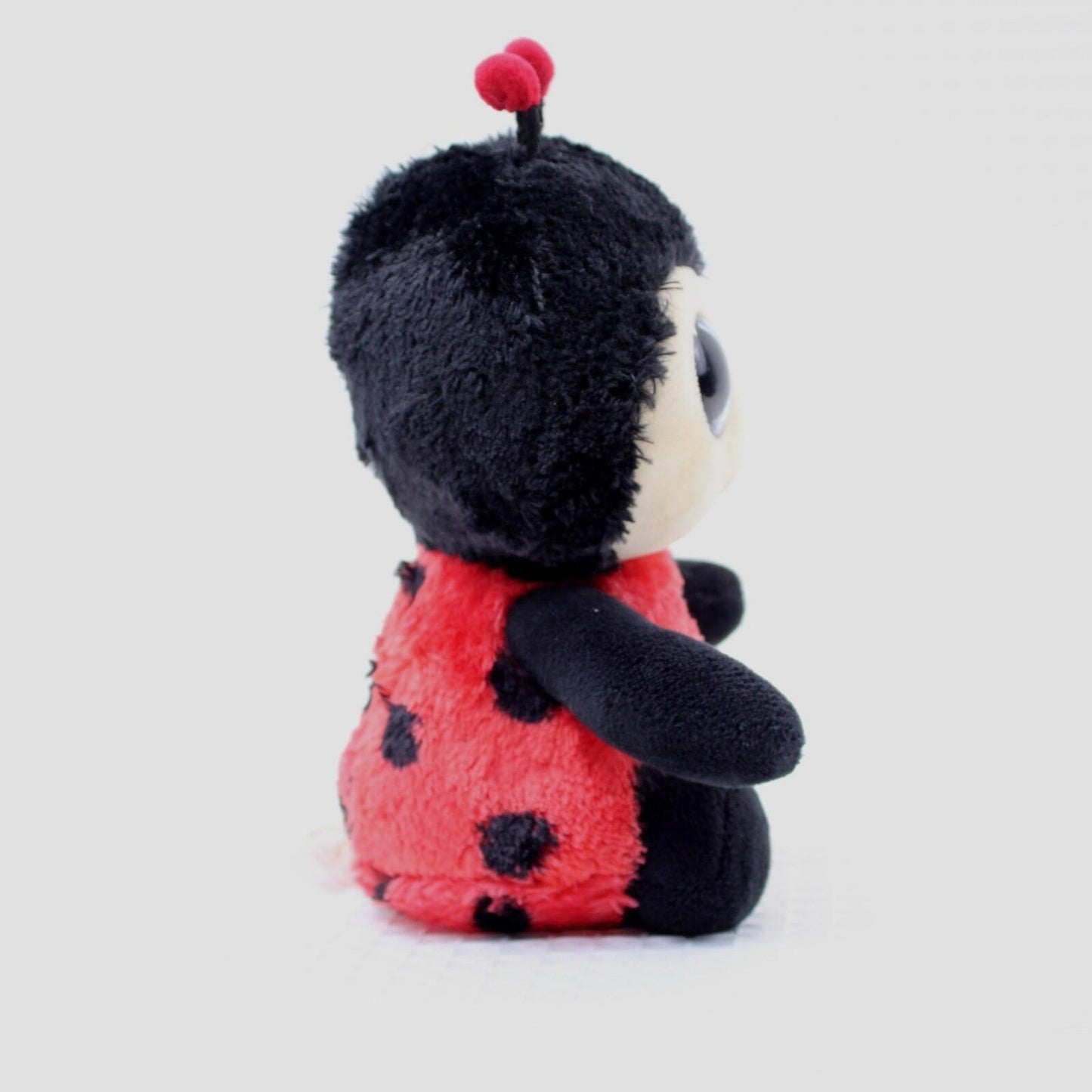 Ty Beanie Boos Izzy Ladybug Red Black Spotted Plush Sparkle Blue Eyes 6 inch