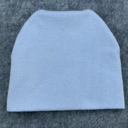 Cozy Knit Beanie - Pink Spider Accent Blue by Buysaavy