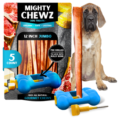 12" Jumbo Bully Sticks - Bully Bone Included