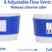 Floating Mini Spa Chemical Dispenser, Chlorine/Bromine Tablet Floater for 1 Inch Tablets, Idea for Spa, Hot Tub &,Fountain, Inflatable & Above-Ground Pools