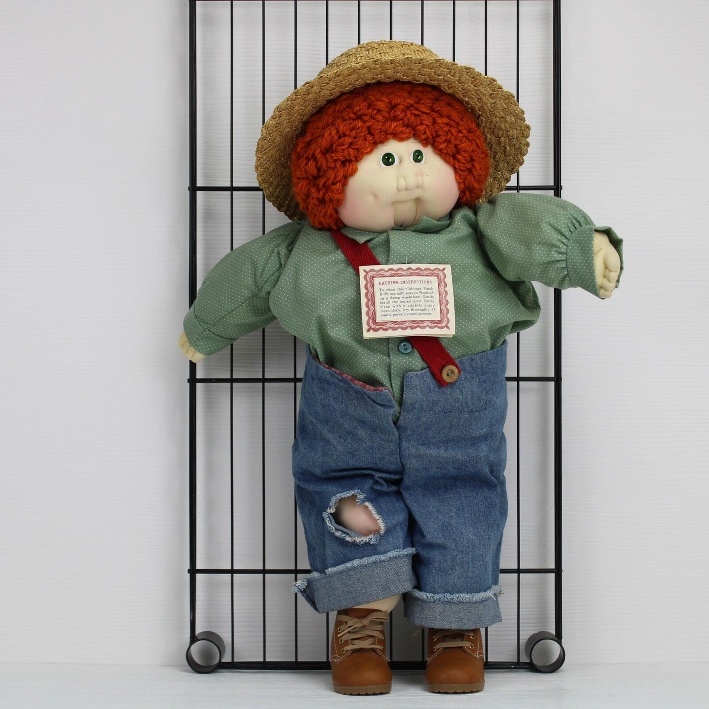Cabbage Patch Kids 1986 Mark Twain Huckleberry Finn Soft Sculpture Doll