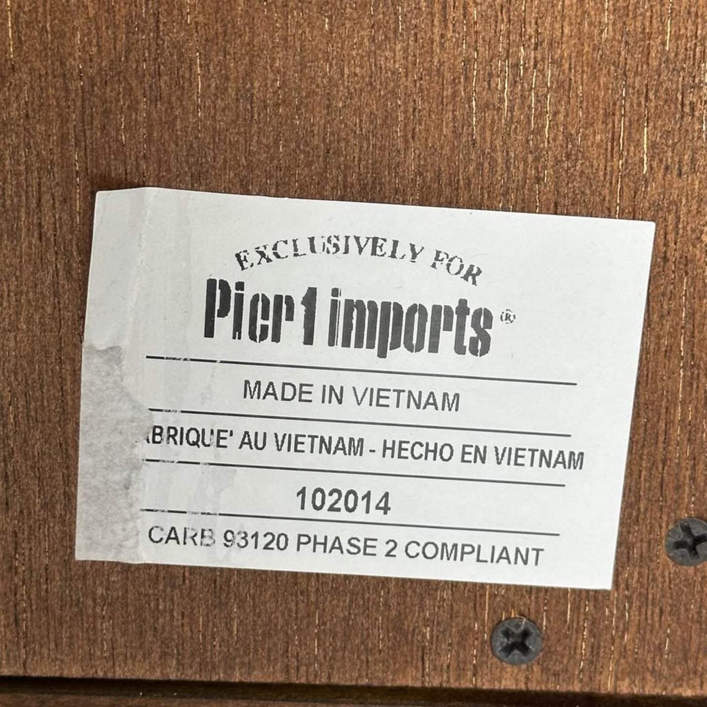 Pier 1 Imports 5-Drawer Wood Chest by Buysaavy