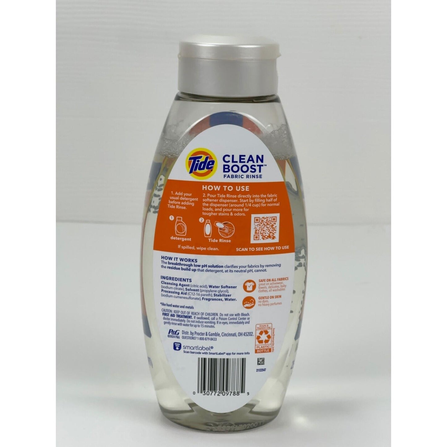 Powerful Fabric Rinse for Odor & Residue Removal by Tide