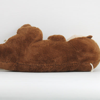 Sea Otter Plush Stuffed Animal Brown Tan Marine Life Floating Pose Toy 15 Inch