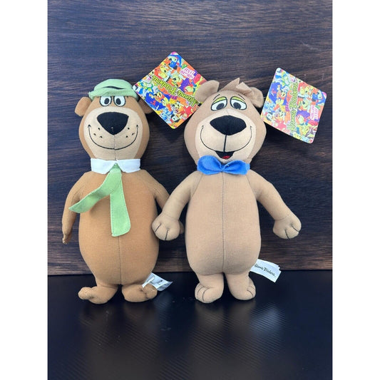 Hanna Barbera Yogi Bear & Boo Boo Plush Set 2010 National Entertainment Network
