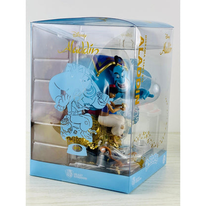Disney Aladdin Diorama Beast Kingdom Stage 075 Genie &amp; Aladdin Collectible