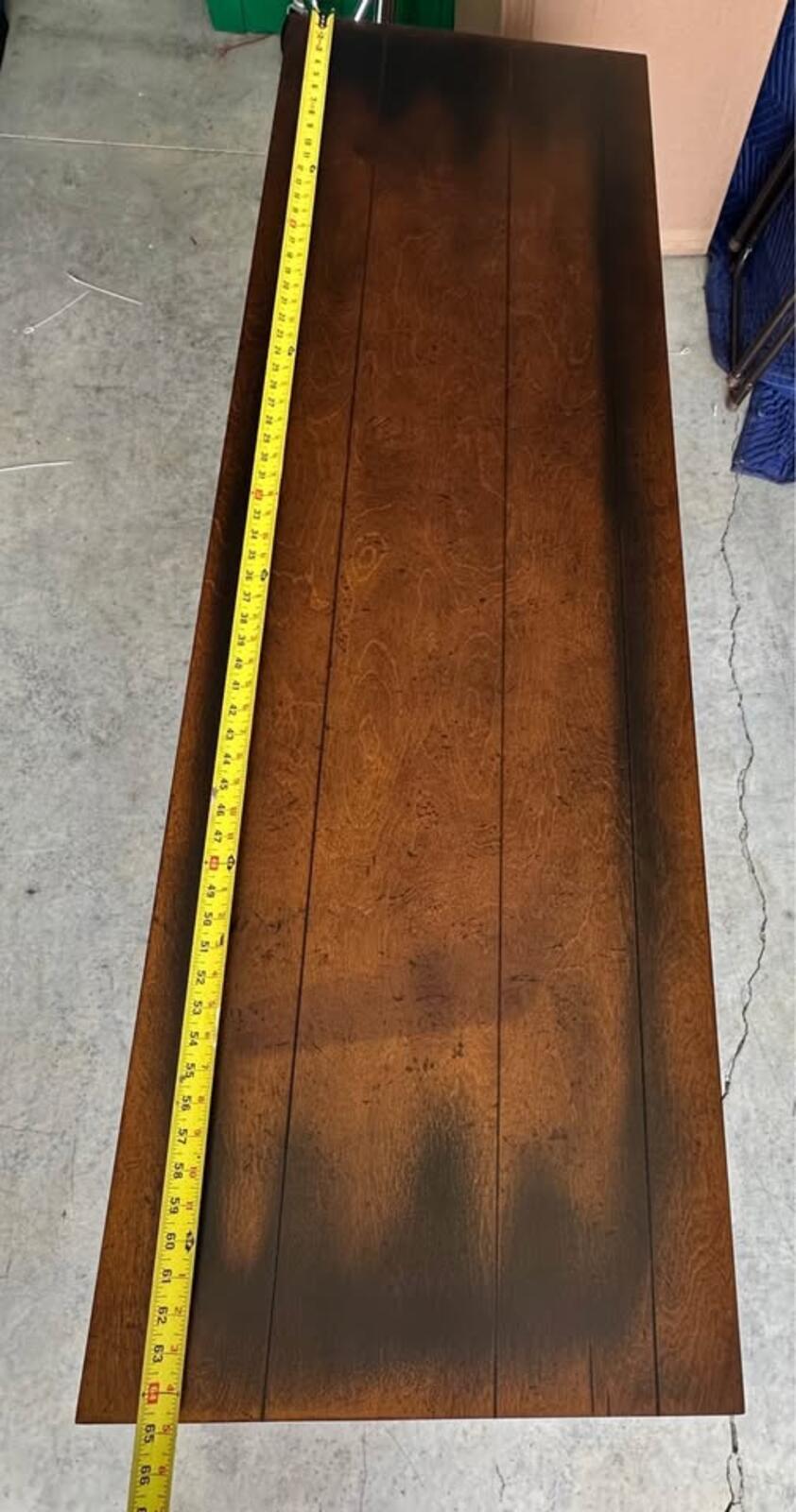 Rustic Wood TV Stand with Storage by Buysaavy