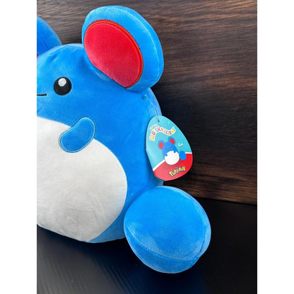 Squishmallows Pokemon Marill 10 Inch Blue Plush Toy Jazwares 2024 New with Tags