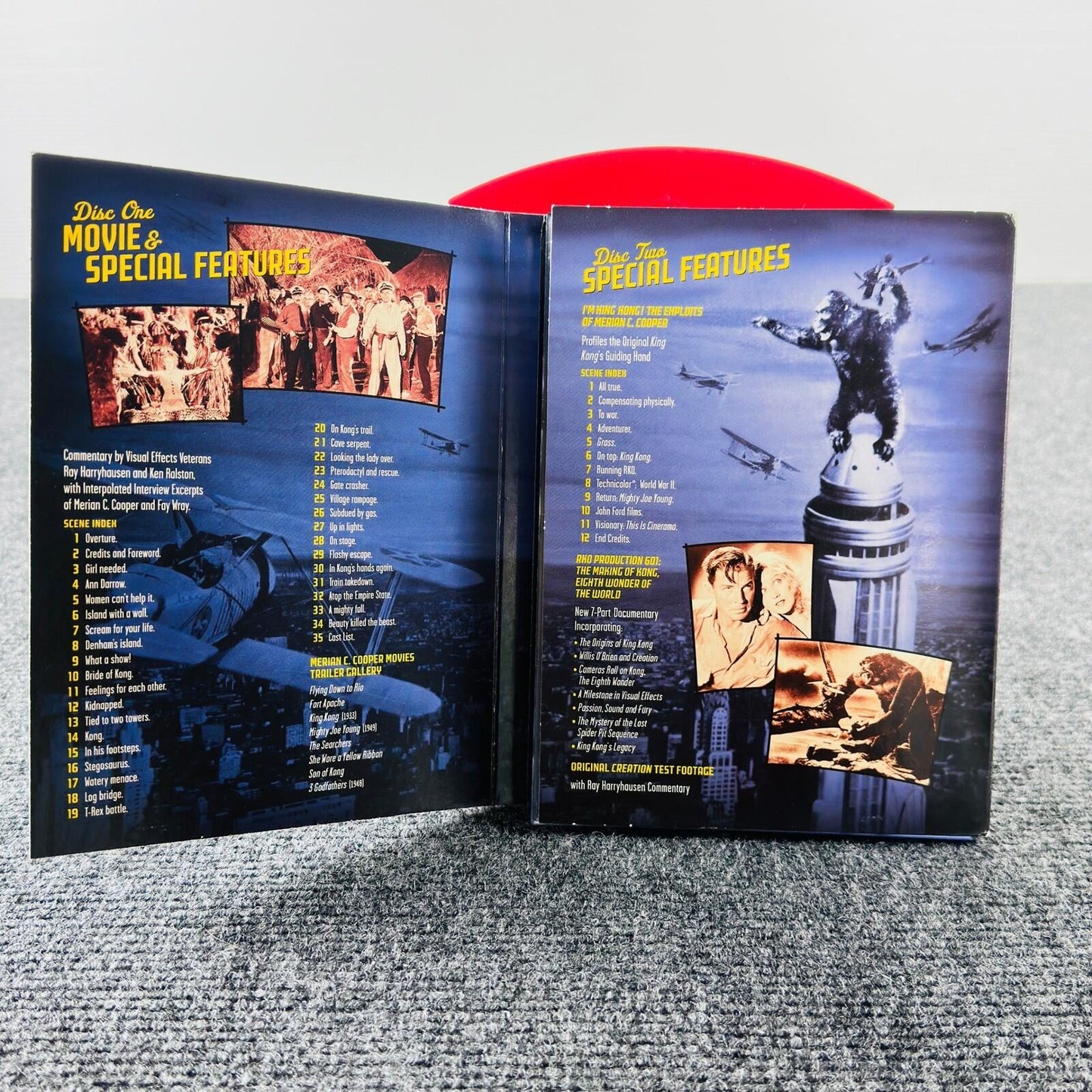 King Kong 1933 DVD Two-Disc Collector's Edition Metal Tin Restored Classic B&W