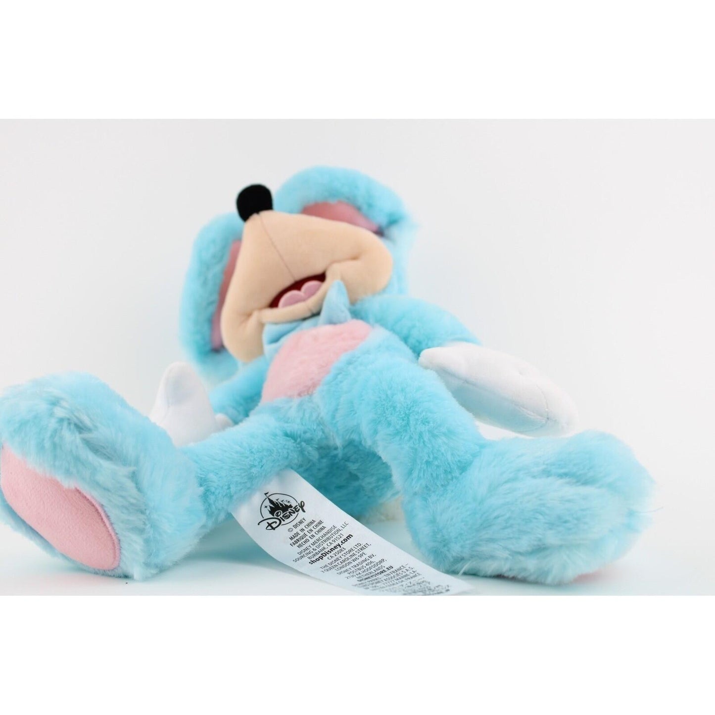 Disney Mickey Mouse Easter Bunny Plush 2021 - Blue Pink Bow, Stuffed Animal