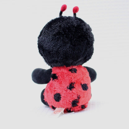 Ty Beanie Boos Izzy Ladybug Red Black Spotted Plush Sparkle Blue Eyes 6 inch