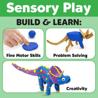 Creativity for Kids Create with Clay Dinosaur Craft Kit (Ages 5+)