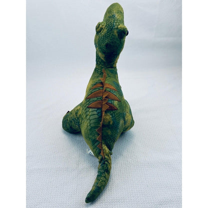 Hugfun International Roaring T-Rex Dinosaur Plush Green Scaly Texture 2021