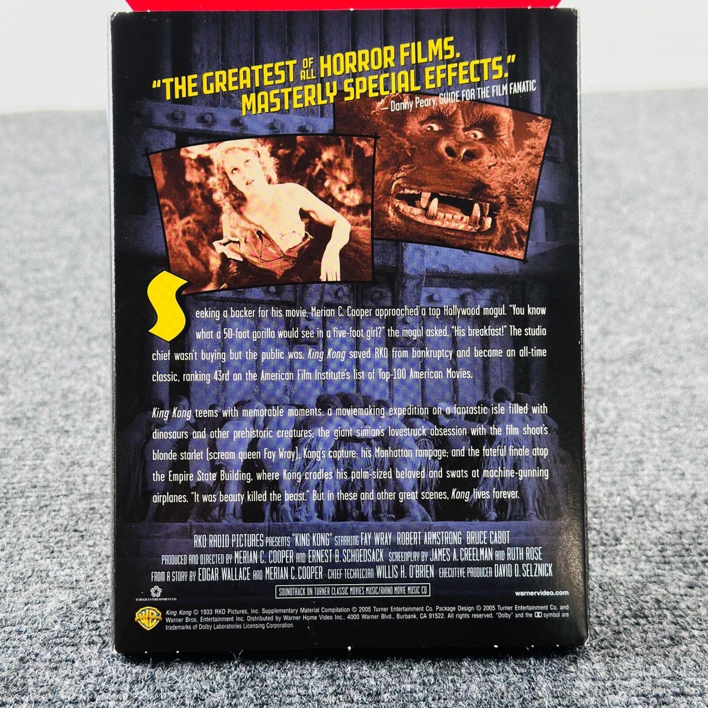 King Kong 1933 DVD Two-Disc Collector's Edition Metal Tin Restored Classic B&W