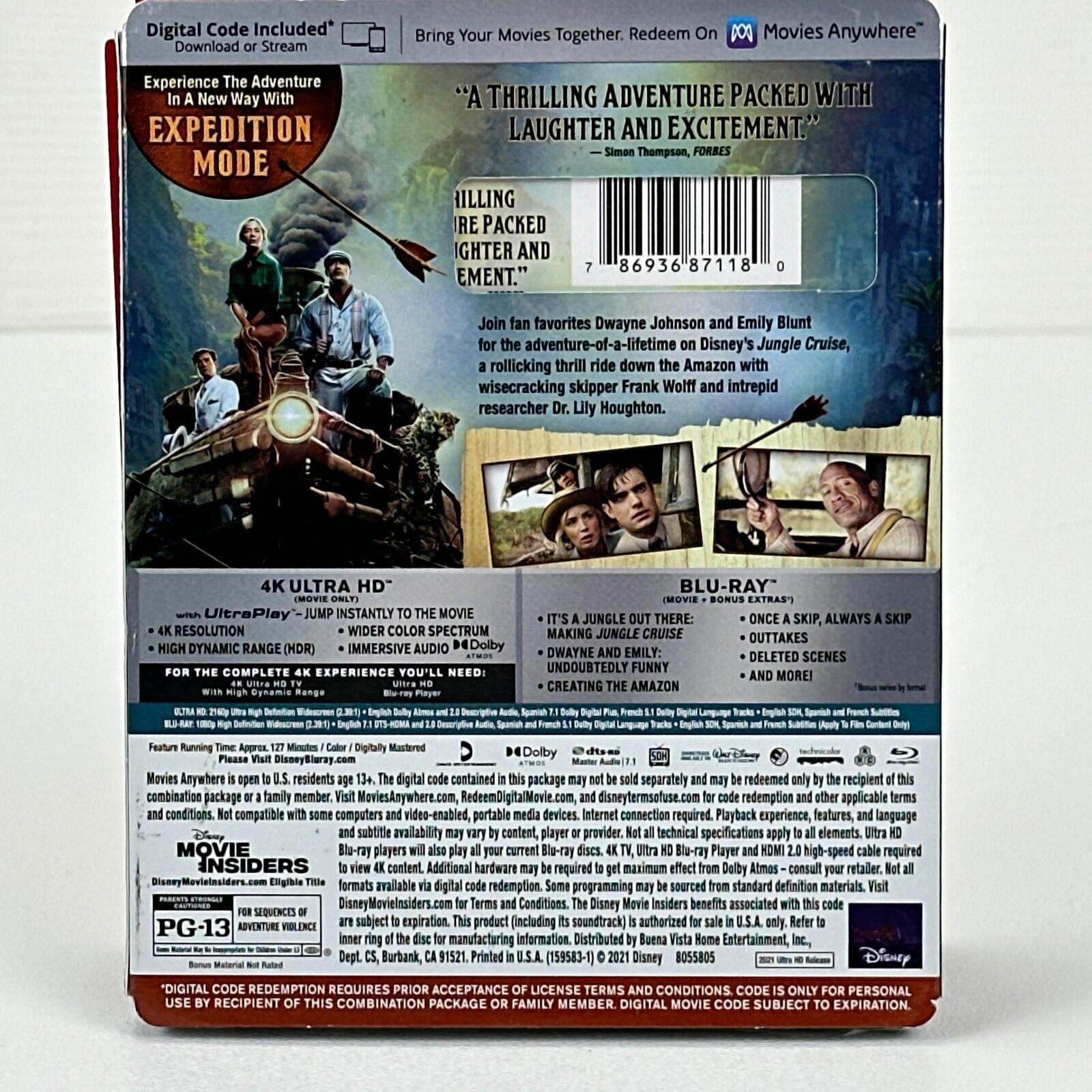 Jungle Cruise Ultimate Collector’s Edition 4K Blu-ray by Buysaavy
