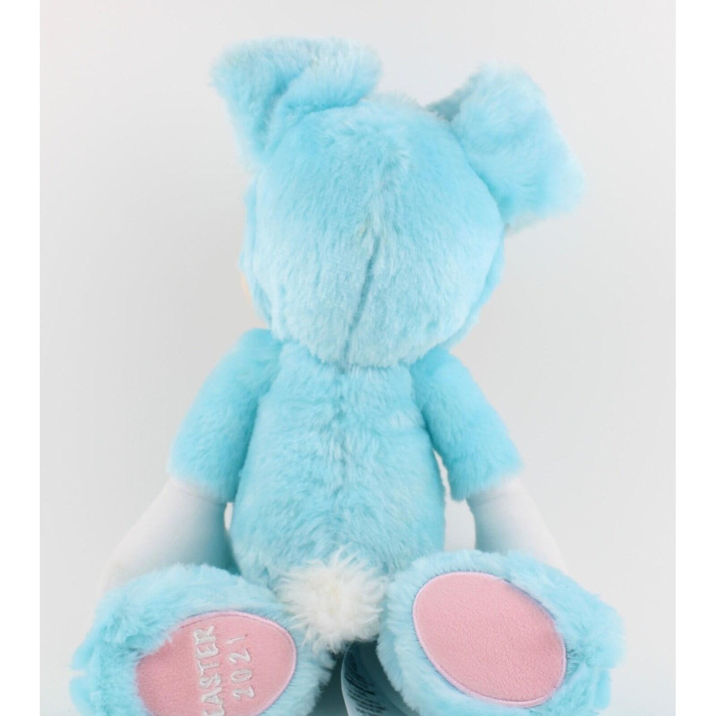 Disney Mickey Mouse Easter Bunny Plush 2021 - Blue Pink Bow, Stuffed Animal