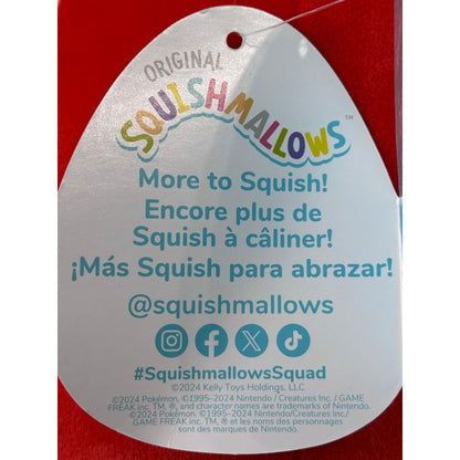 Pokemon Squishmallows Fuecoco Plush 10 Inch Red Fire Crocodile Jazwares 2024
