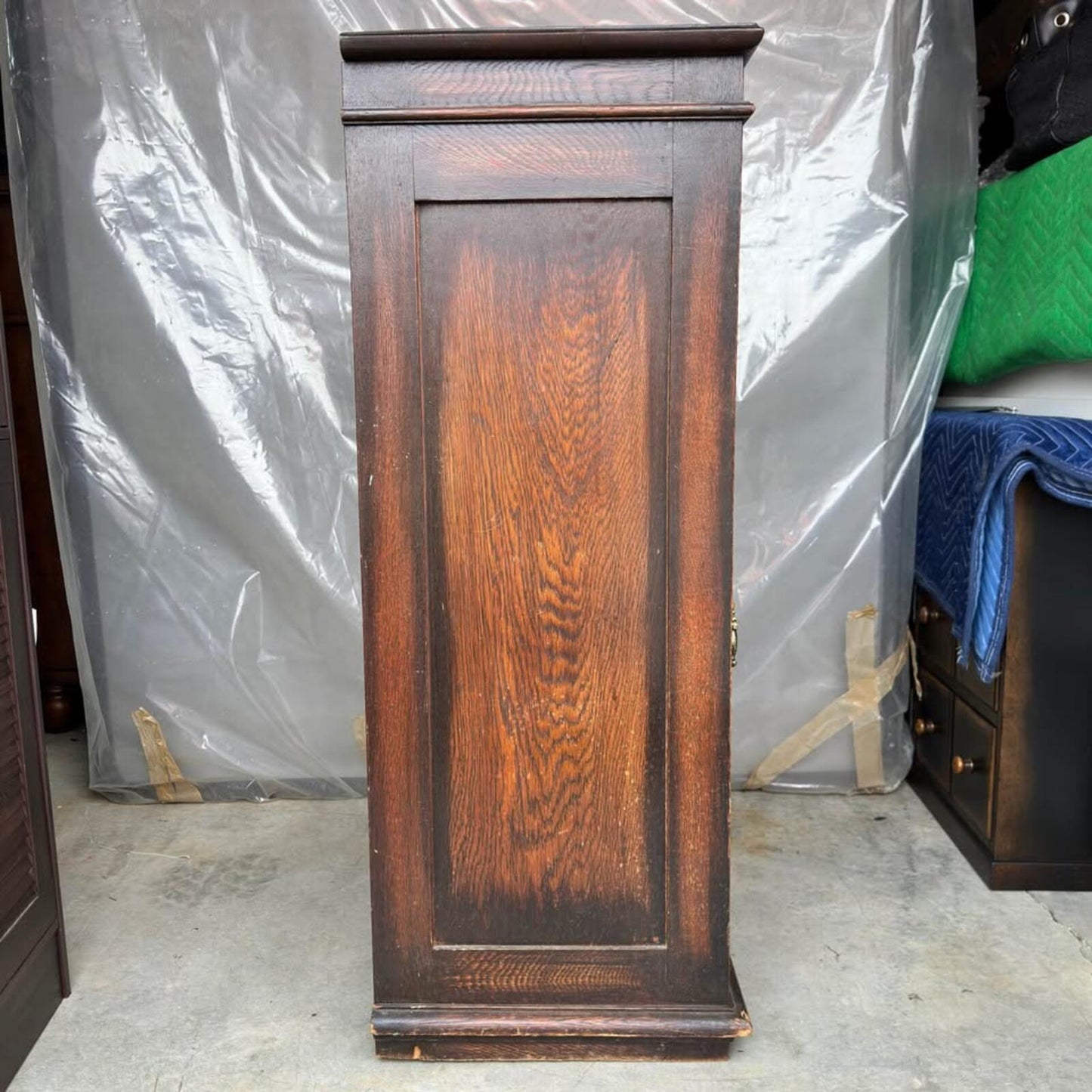 Classic Wooden Storage Cabinet with Cane Door by Buysaavy