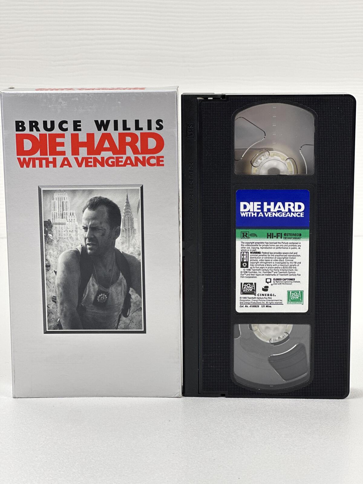 Die Hard Trilogy VHS Box Set - Die Hard, Die Hard 2, Die Hard with a Vengeance