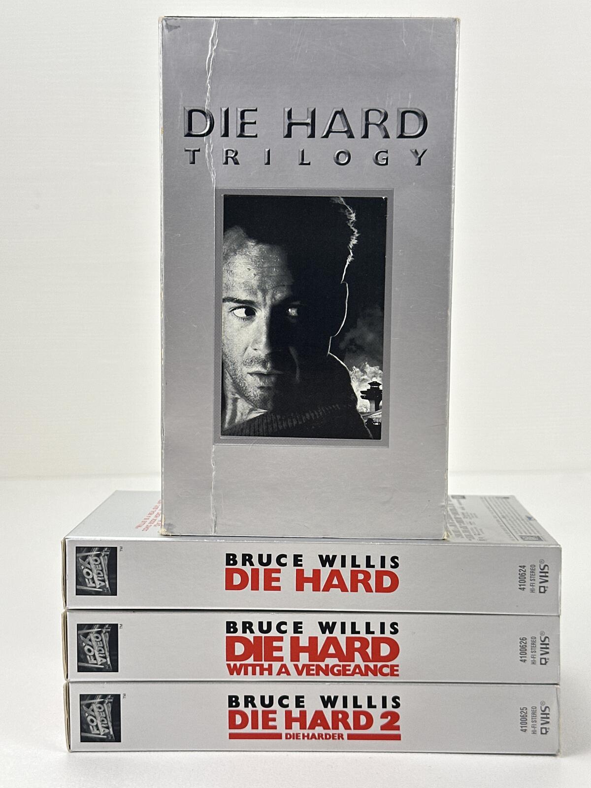 Die Hard Trilogy VHS Box Set - Die Hard, Die Hard 2, Die Hard with a Vengeance