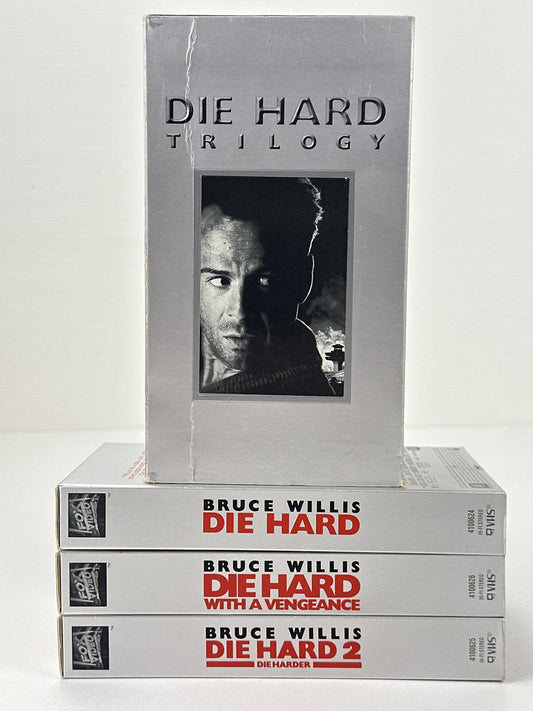 Die Hard Trilogy VHS Box Set - Die Hard, Die Hard 2, Die Hard with a Vengeance