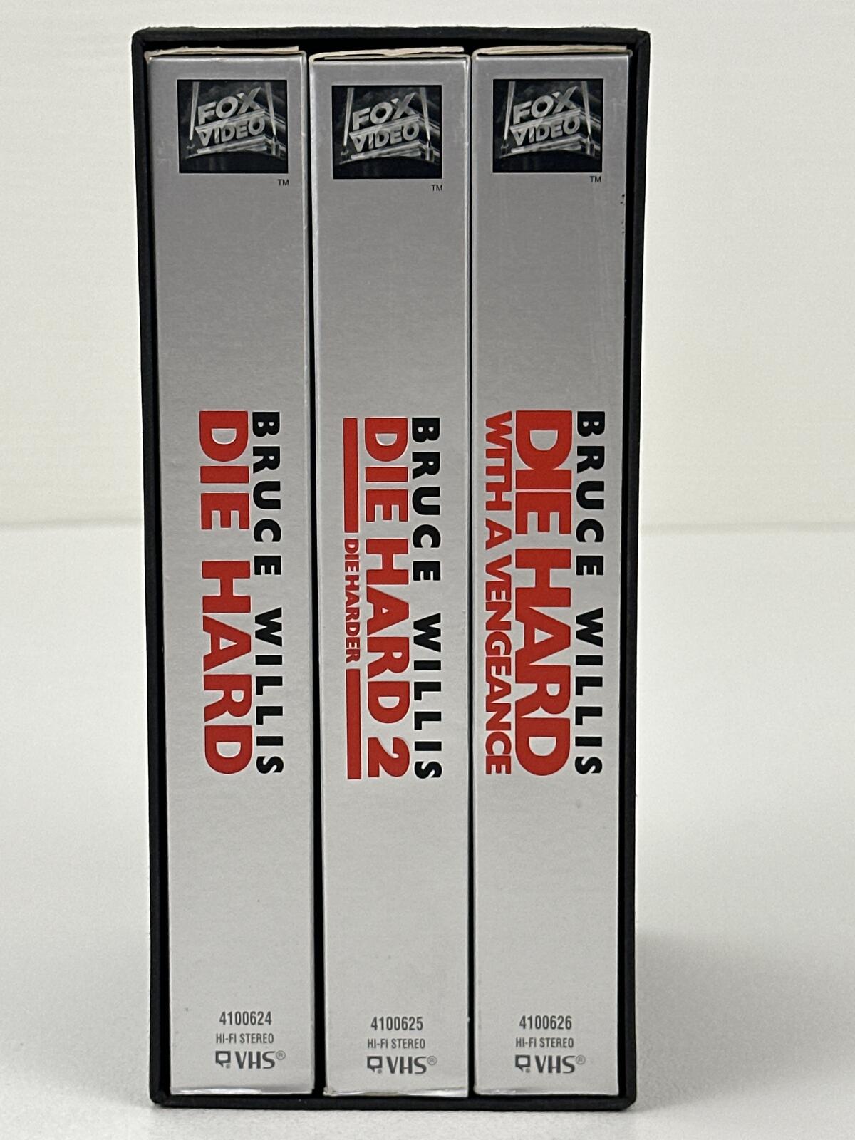 Die Hard Trilogy VHS Box Set - Die Hard, Die Hard 2, Die Hard with a Vengeance