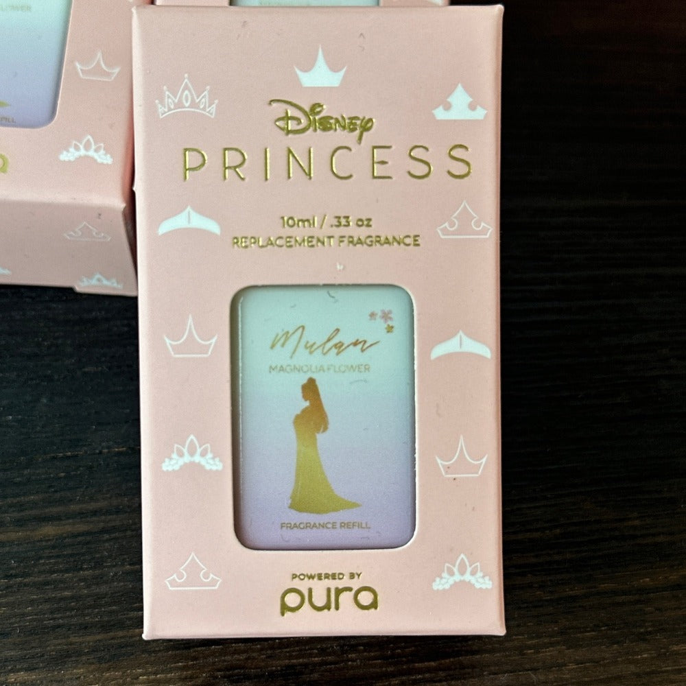 10pk Pura Disney Princess Mulan Magnolia Flower Fragrance Refill 10ml .33oz New — photo 4 of 4