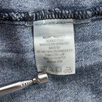 Mainstreet Blues 22W Denim Button Front Shirt Dress Short Sleeve Blue Cotton — photo 8 of 8