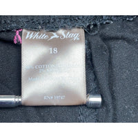 White Stag Womens Plus 18 Martini Glass Print Cropped Capri Pants Black Pink — photo 9 of 10