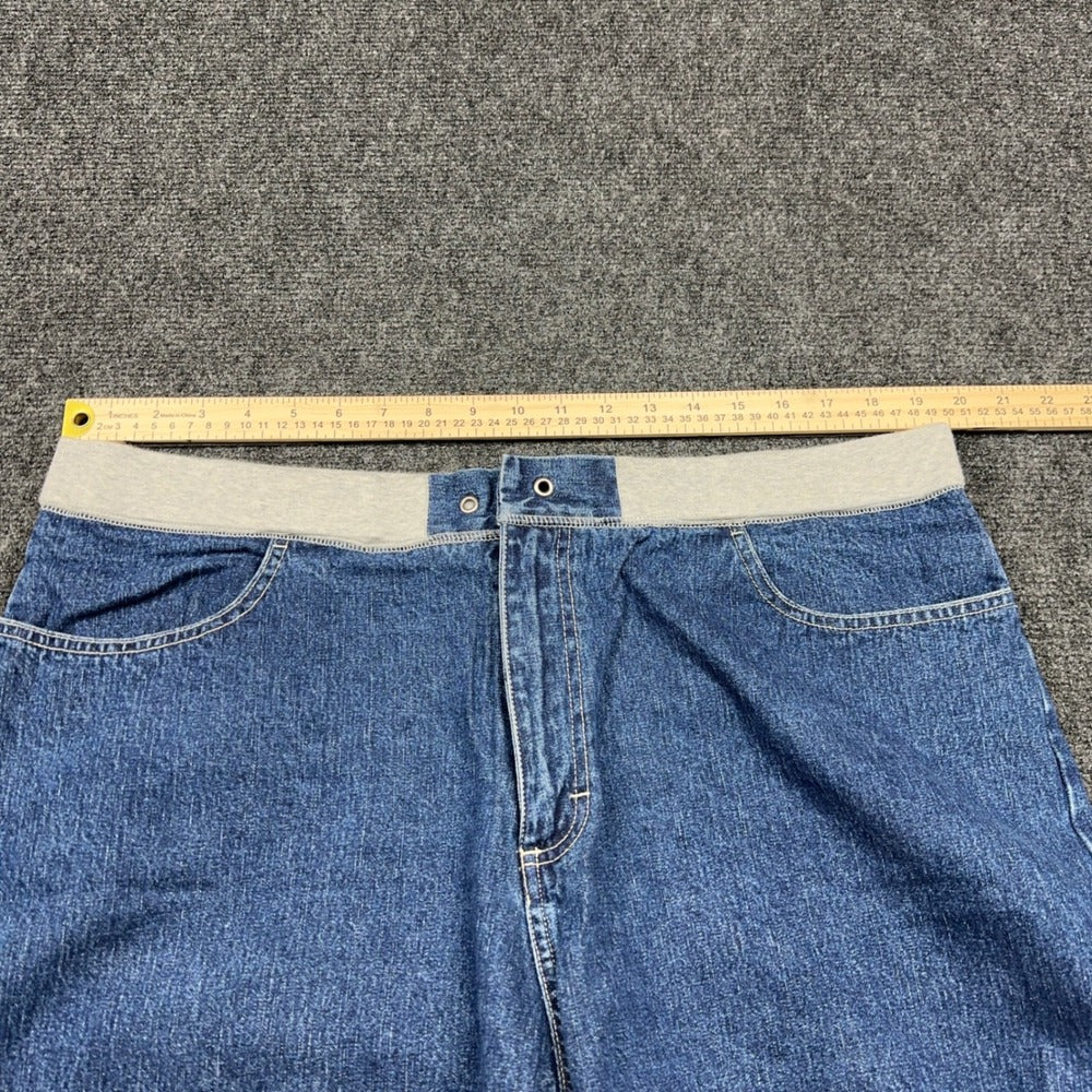 Riders by Lee Womens Blue Denim Comfort Waist Shorts 20W M MSCH63851 Medium Wash — photo 7 of 10