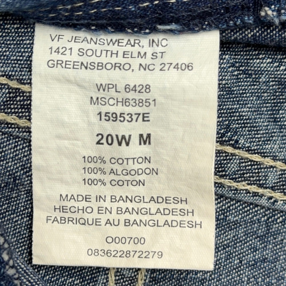 Riders by Lee Womens Blue Denim Comfort Waist Shorts 20W M MSCH63851 Medium Wash — photo 4 of 10