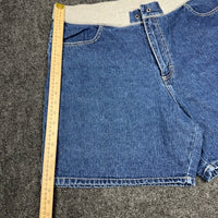 Riders by Lee Womens Blue Denim Comfort Waist Shorts 20W M MSCH63851 Medium Wash — photo 5 of 10