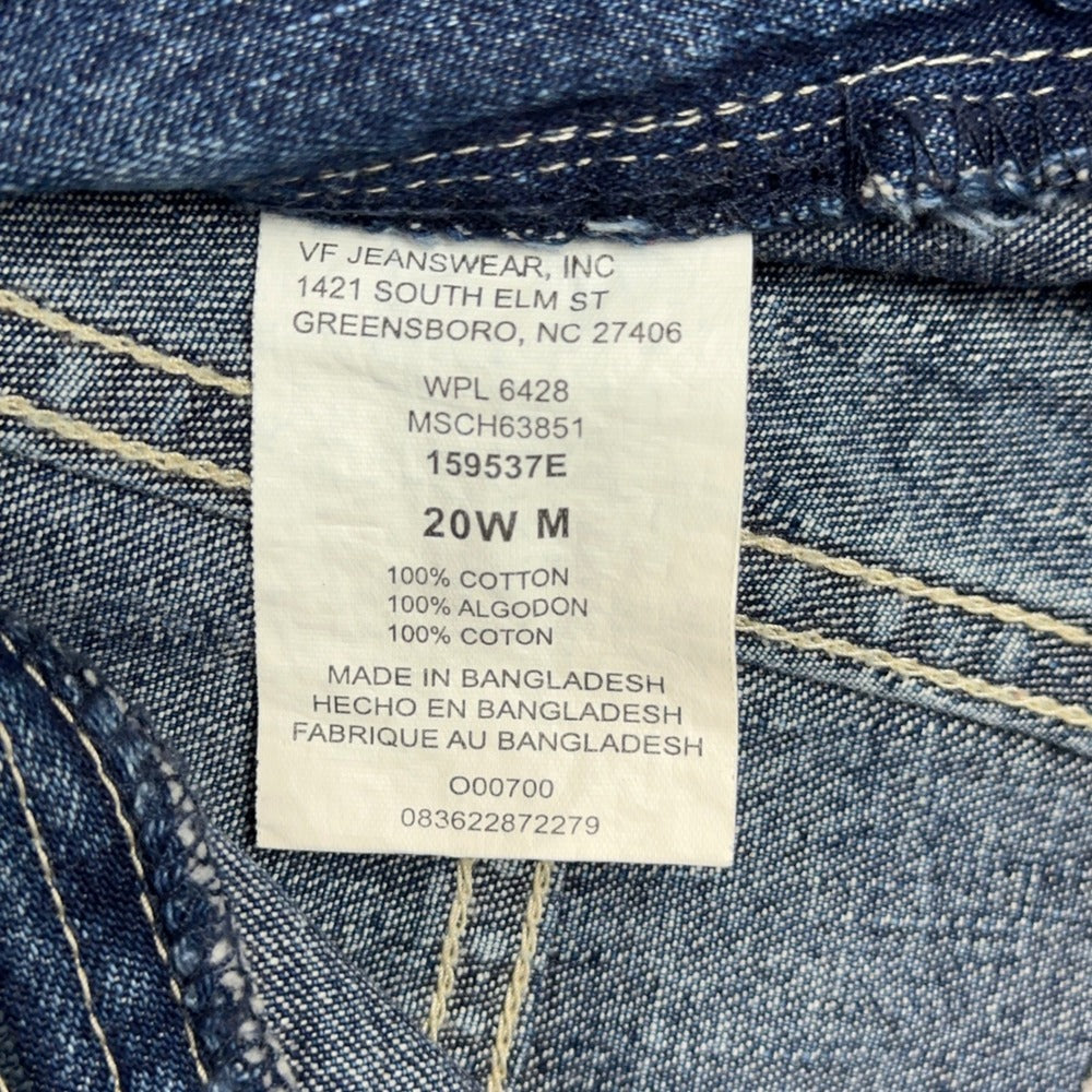Riders by Lee Womens Blue Denim Comfort Waist Shorts 20W M MSCH63851 Medium Wash — photo 10 of 10