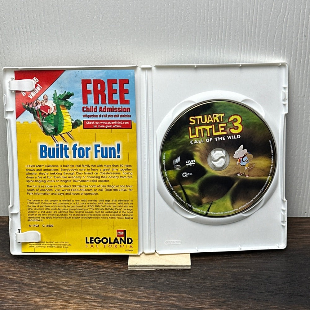 Stuart Little 3 Call of the Wild Dora the Explorer Rhymes and Riddles DVD Lot